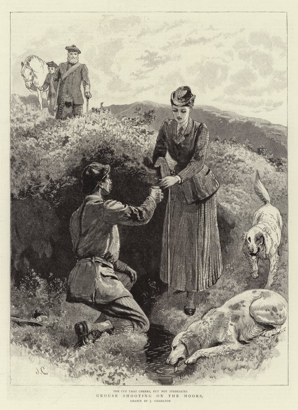 Grouse Shooting on the Moors by John Charlton