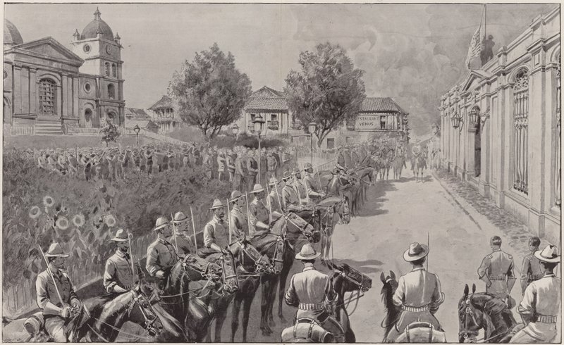 The surrender of Santiago by John Charlton