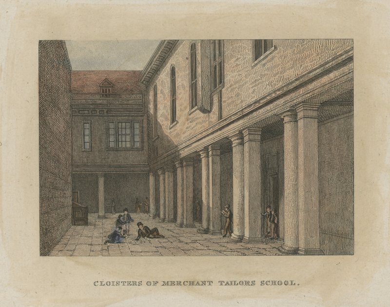 Merchant Tailors School by John Chessell Buckler