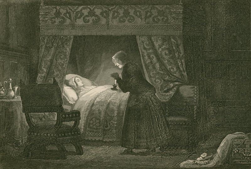 Judith Malmayus meditating the Murder of Amabel by John Franklin