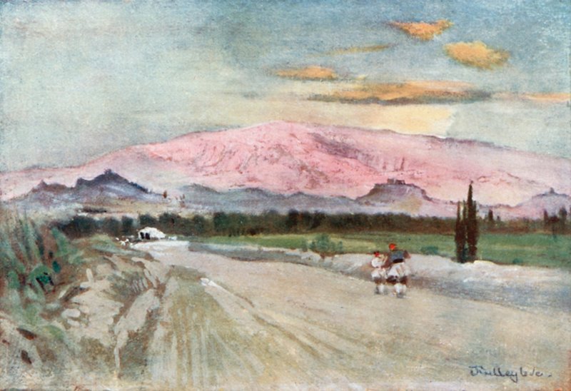 Athens from the Road to Eleusis by John Fulleylove