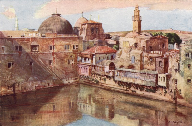Jerusalem, The Pool of Hezekiah by John Fulleylove