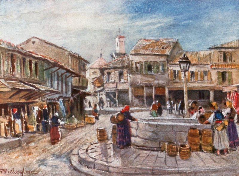 Kalamata on the Gulf of Messene by John Fulleylove
