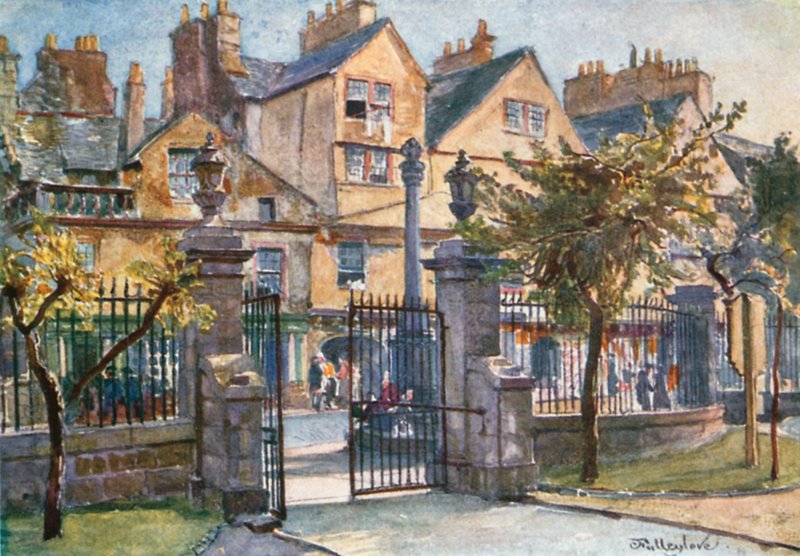 Old Houses in Canongate by John Fulleylove