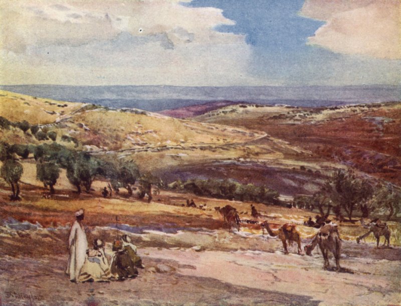 On the Road from Jerusalem to Bethany by John Fulleylove