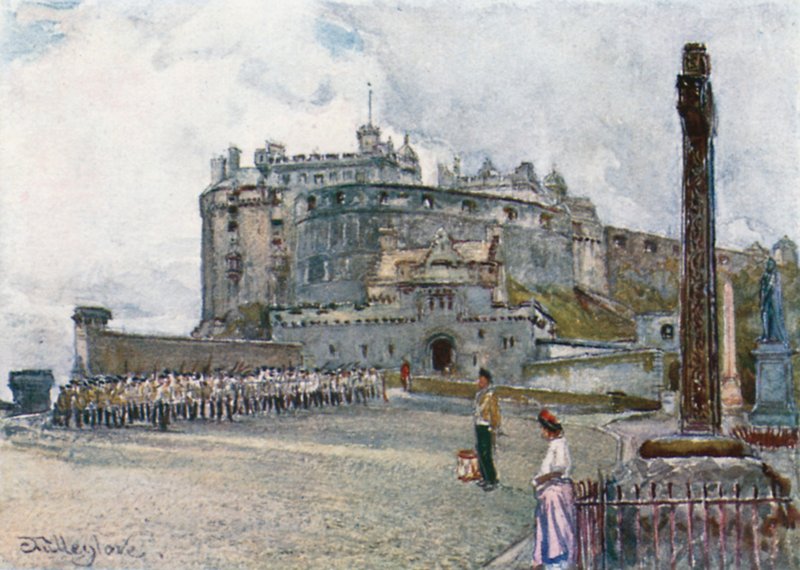 The Castle from the Esplanade by John Fulleylove