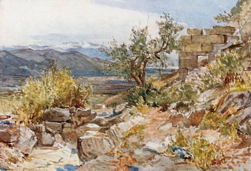 The Laconian Gate of Messene by John Fulleylove