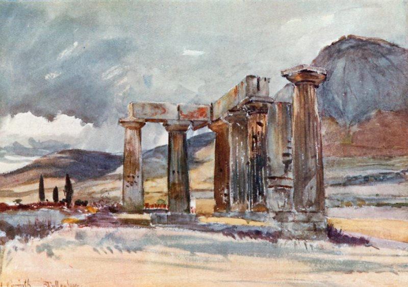 The Temple at Corinth by John Fulleylove