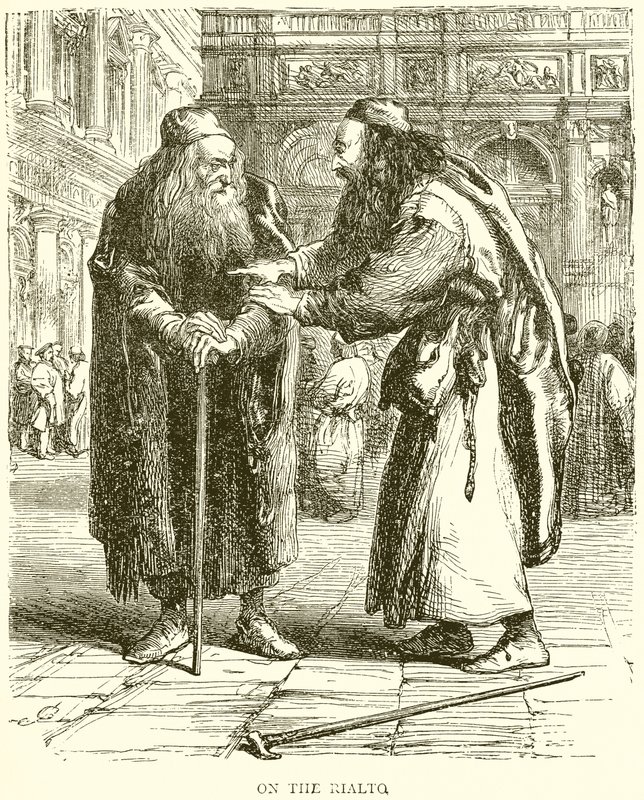 The Merchant of Venice: On the Rialto by John Gilbert