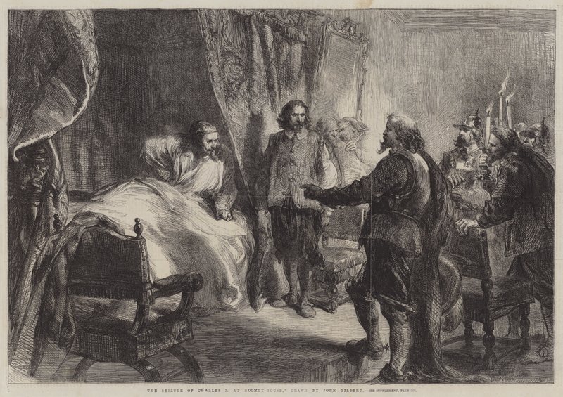The Seizure of Charles I at Holmby-House by John Gilbert