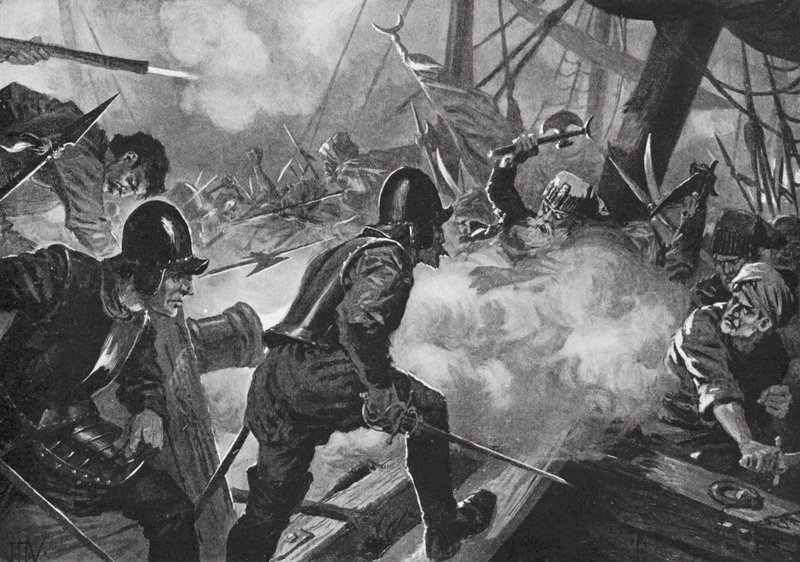 The Battle of Lepanto by John Harris Valda