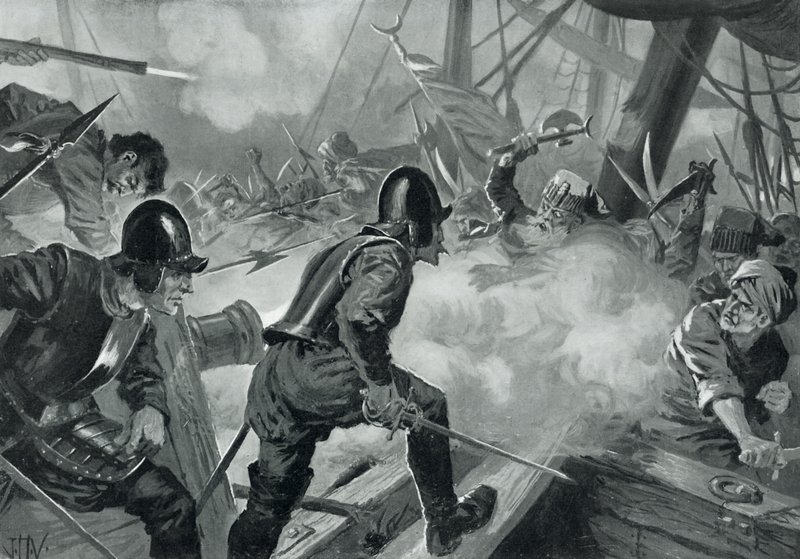 The Battle of Lepanto by John Harris Valda