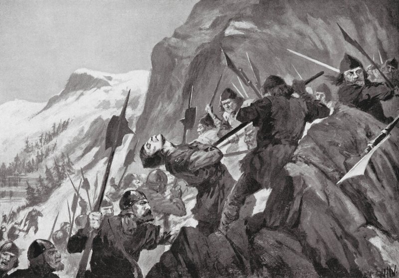 The Battle of Morgarten by John Harris Valda