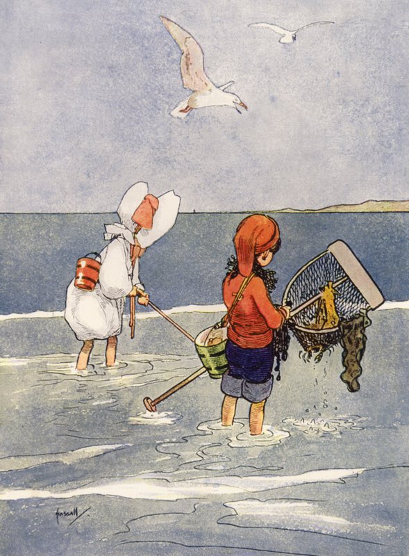 Shrimping is good fun by John Hassall