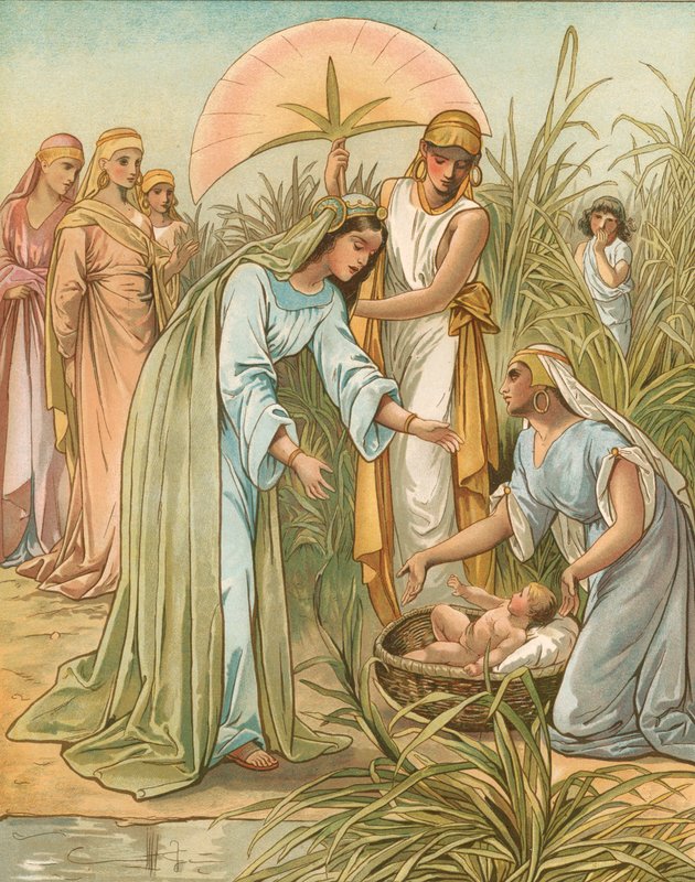 Moses in the Bullrushes by John Lawson
