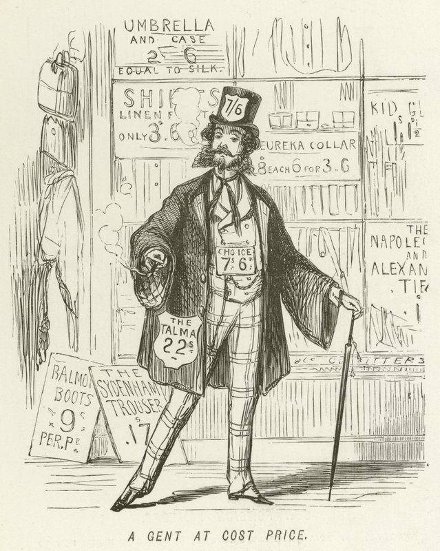 A Gent at Cost Price by John Leech
