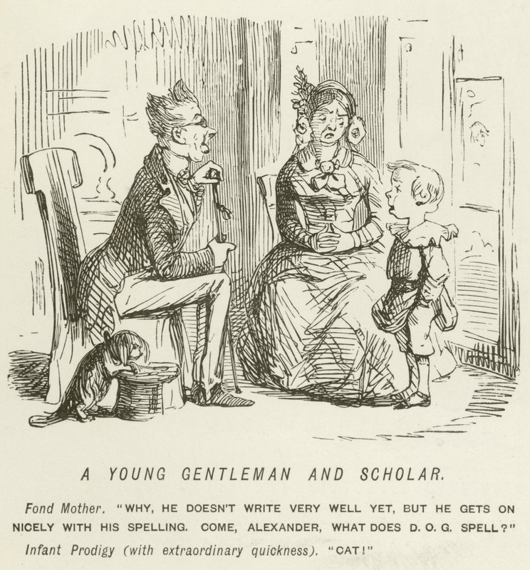 A Young Gentleman and Scholar by John Leech