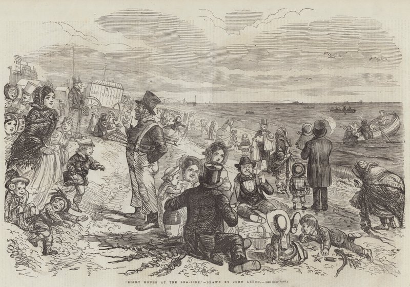 Eight Hours at the Sea-Side by John Leech