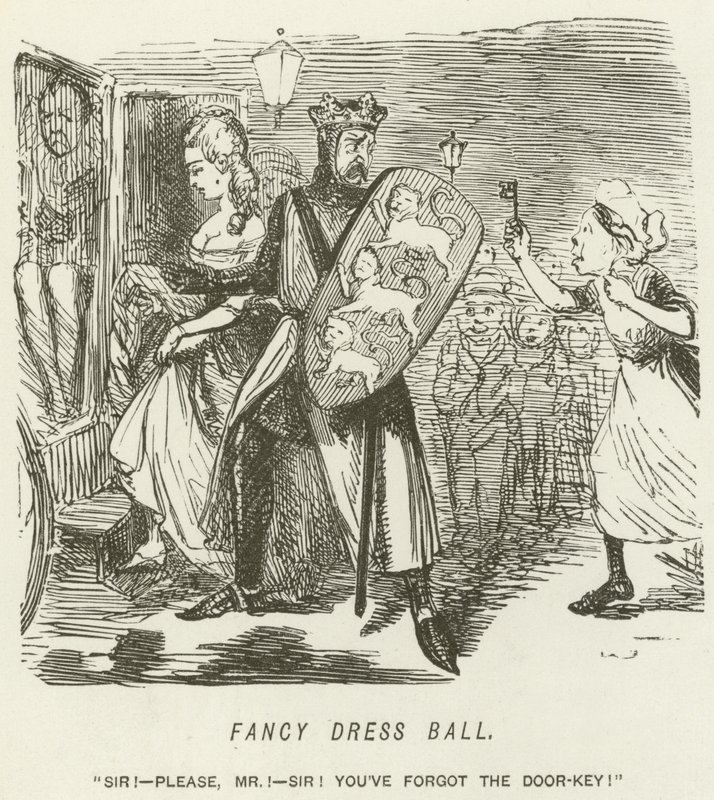 Fancy Dress Ball by John Leech