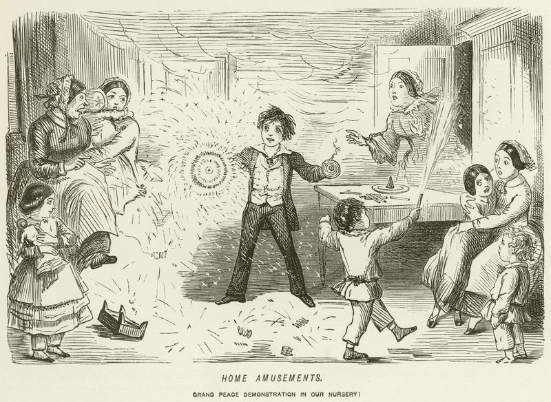 Home Amusements by John Leech
