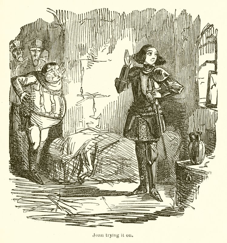 Joan trying it on by John Leech