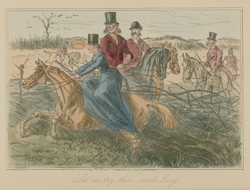 Let Me Try Then Said Lucy by John Leech