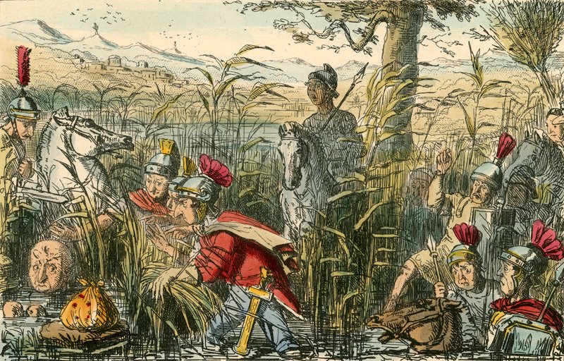 Marius Discovered in the Marshes at Minturnae by John Leech