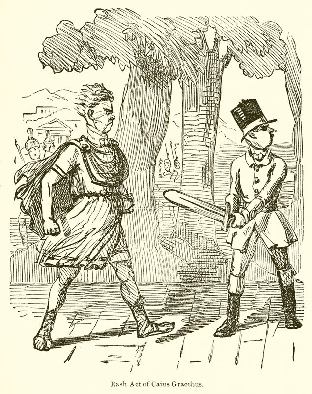 Rash Act of Caius Gracchus by John Leech