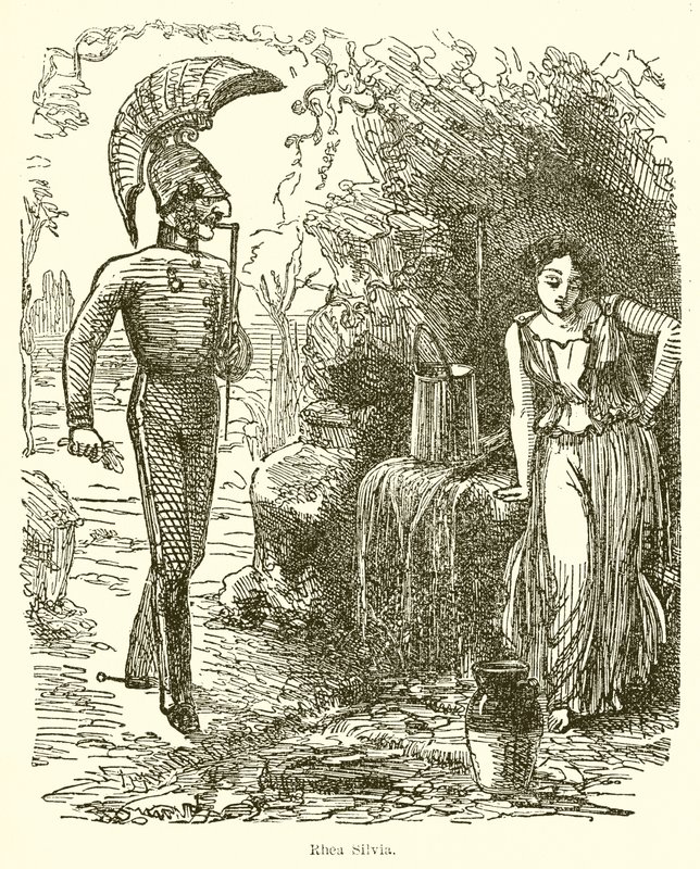 Rhea Silvia by John Leech