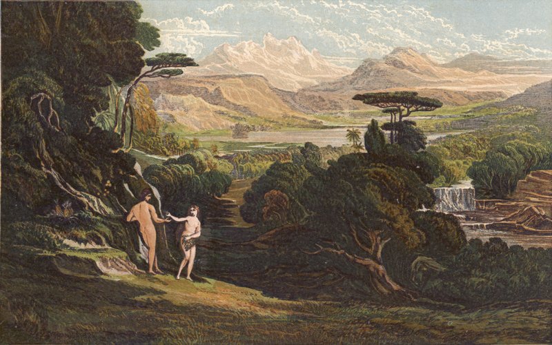 The Garden of Eden by John Martin