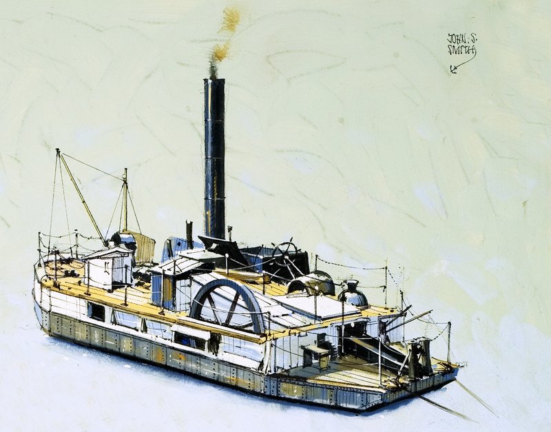The Bertha, an 1844 Dredger by John S. Smith