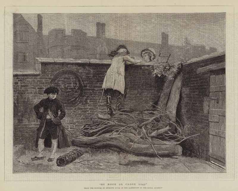 By Hook or Crook by John Seymour Lucas
