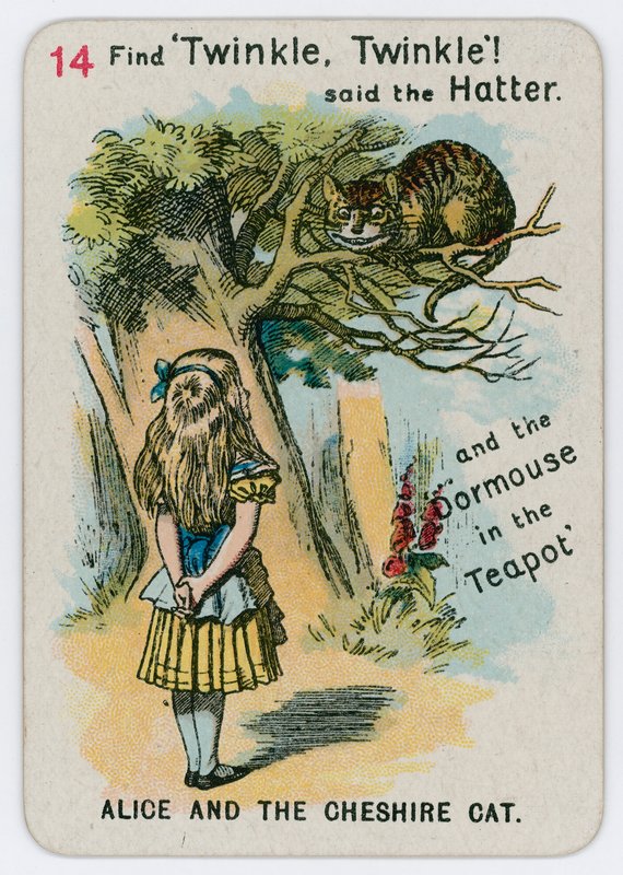 Alice and the Cheshire Cat by John Tenniel