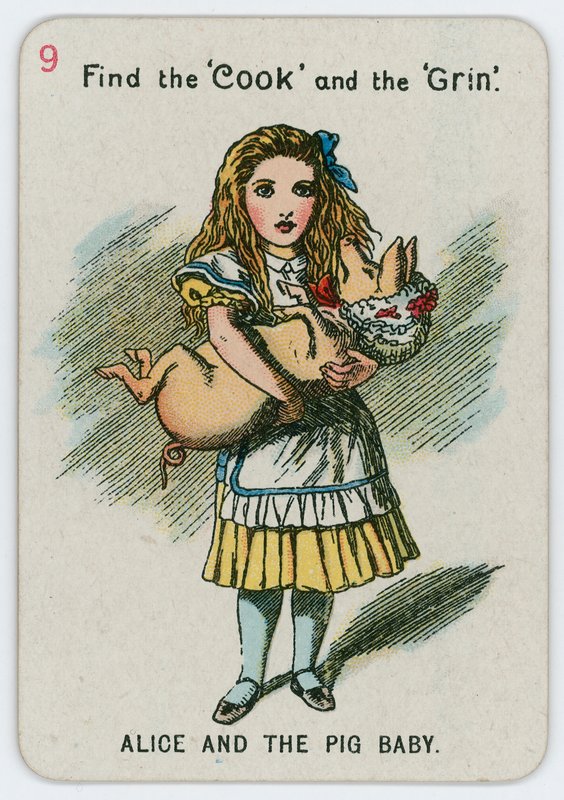 Alice and the Pig Baby by John Tenniel