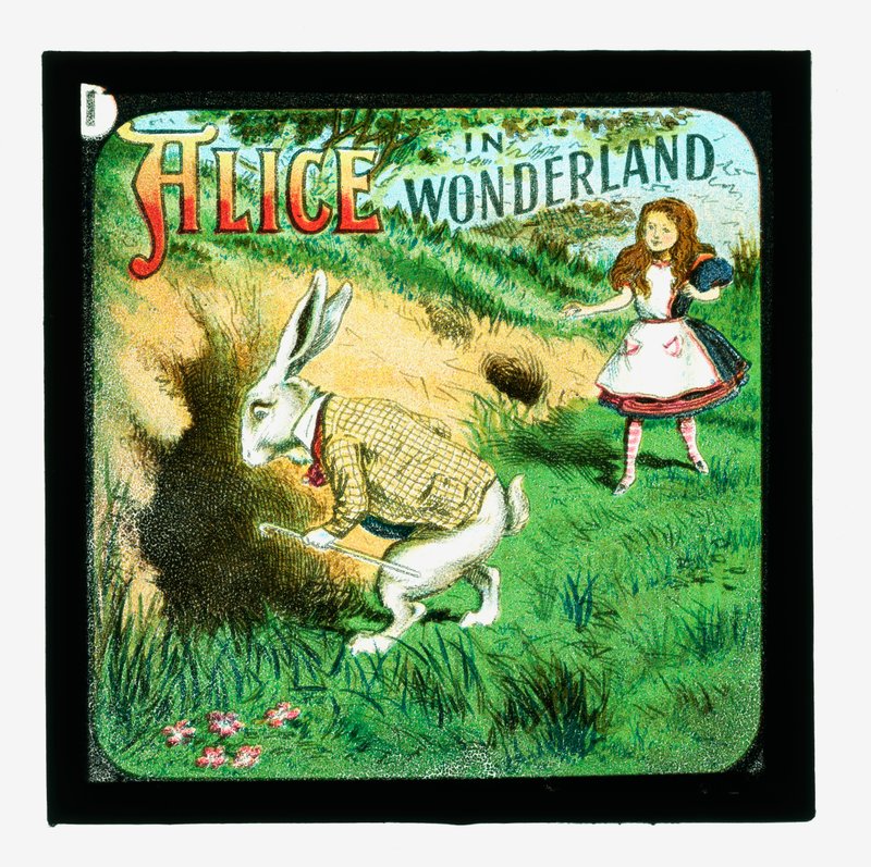 Alice in Wonderland, Coloured Lantern Slides by John Tenniel