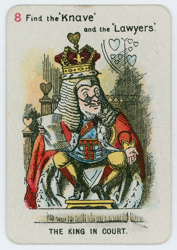 The King in Court by John Tenniel