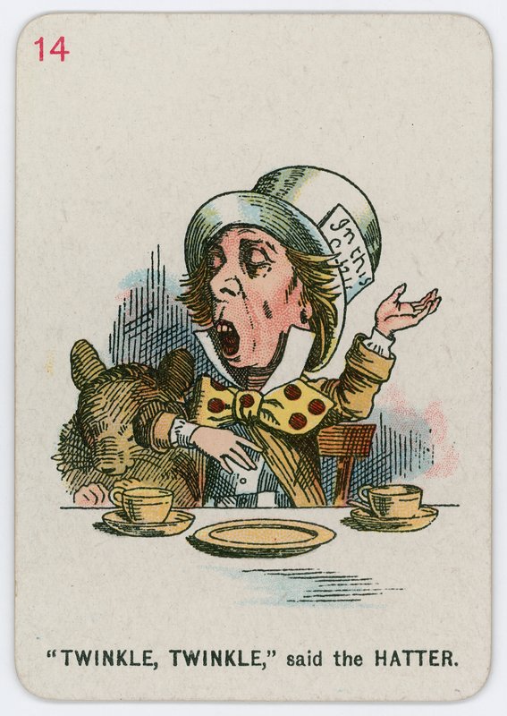 Twinkle, Twinkle, said the Hatter by John Tenniel