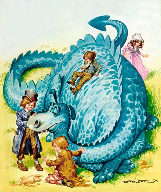 The Gentle Dragon by Jose Ortiz