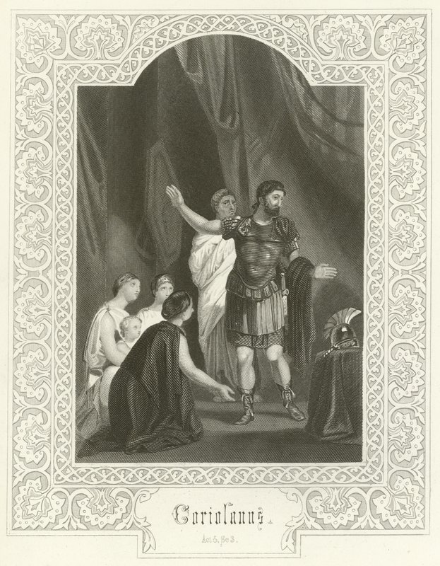 Coriolanus, Act V, Scene III by Joseph Kenny Meadows