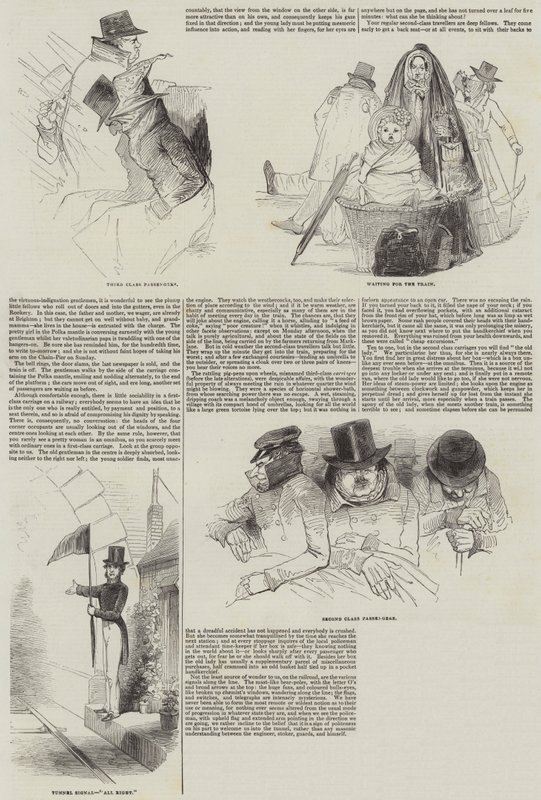 Speculations on the Railway by Joseph Kenny Meadows