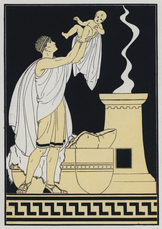 Servius Becomes Father and Patron by Joseph Kuhn Regnier