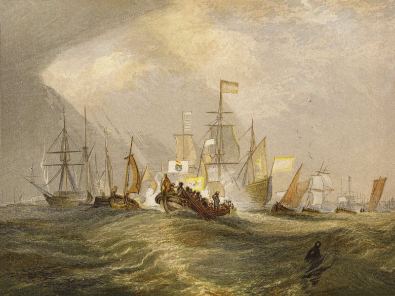 Landing of the Prince of Orange by Joseph Mallord William Turner