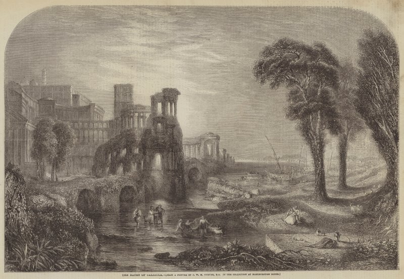 The Baths of Caligula by Joseph Mallord William Turner