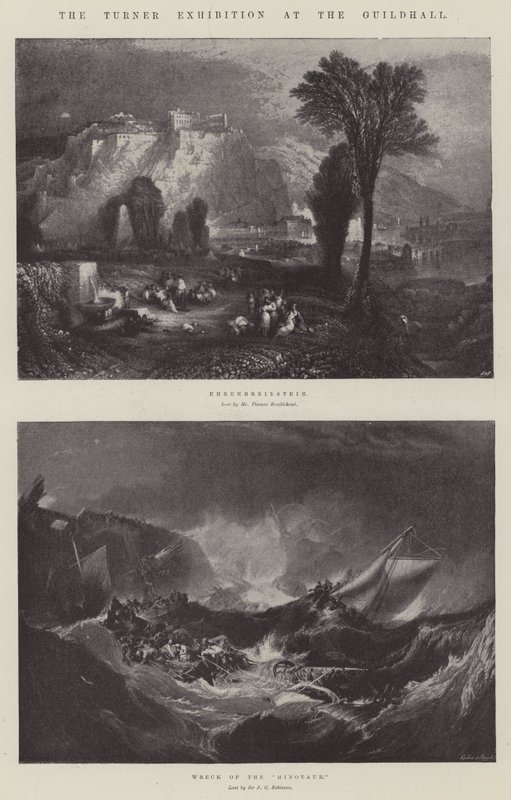 The Turner Exhibition at the Guildhall by Joseph Mallord William Turner