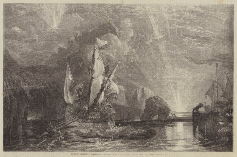 Ulysses Deriding Polyphemus by Joseph Mallord William Turner