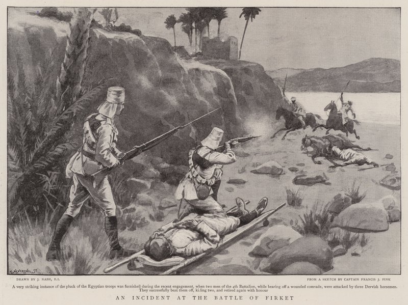 An Incident at the Battle of Firket by Joseph Nash
