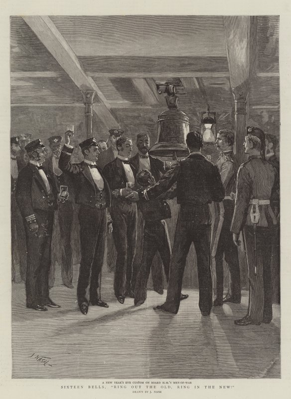 Sixteen Bells, Ring out the Old, Ring in the New! by Joseph Nash