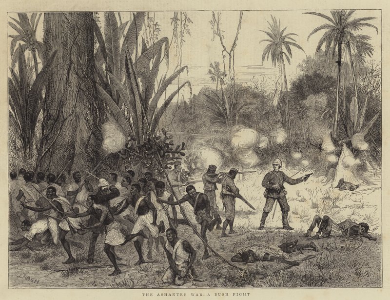 The Ashantee War, a Bush Fight by Joseph Nash