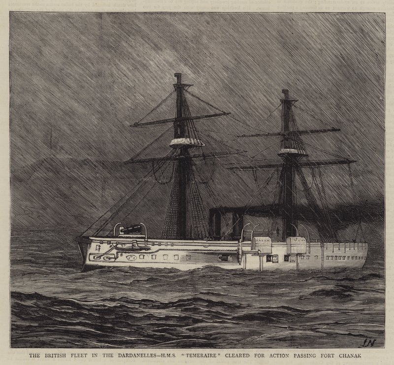 The British Fleet in the Dardanelles by Joseph Nash
