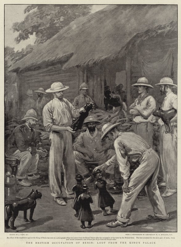 The British Occupation of Benin, Loot from the King